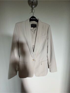 BCBG Max Azria light pink Shawl Collar Blazer